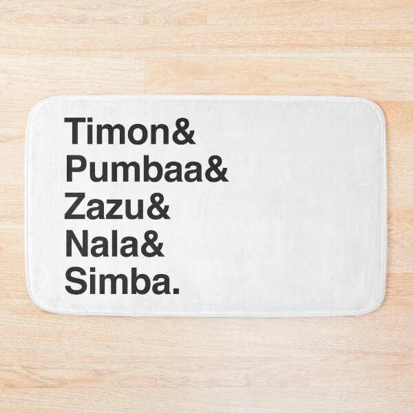 Item preview, Timon & Pumbaa & Zazu & Nala & Simba designed and sold by jazzydevil.
