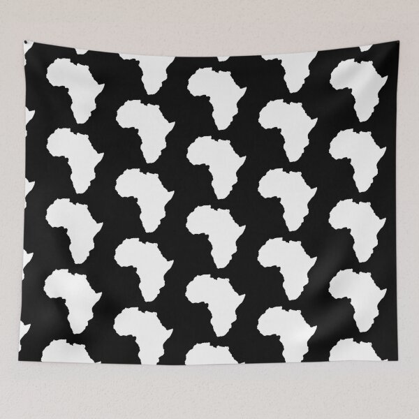 Item preview, Map of Africa in white designed and sold by jazzydevil.