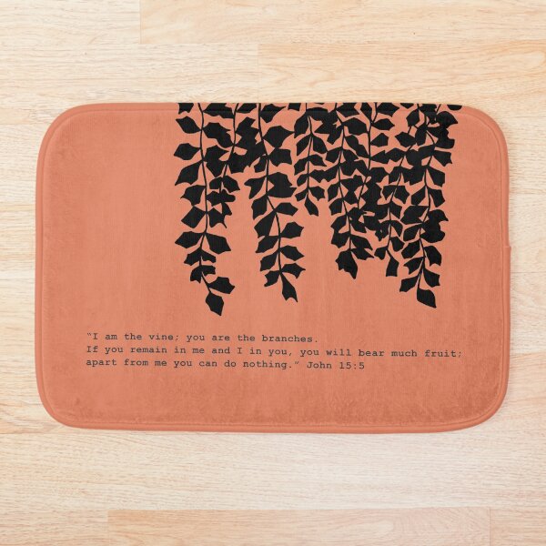 Item preview, Vine + Branches Scripture designed and sold by emeraldseason.