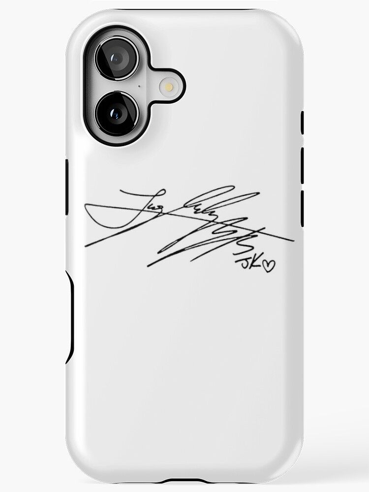BTS ジョングク サイン iPhone ケース JUNGKOOK bts jungkook jk signature 