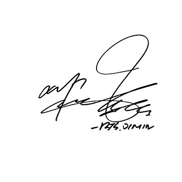BTS 直筆サイン JIMIN ジミン bts jimin signature 
