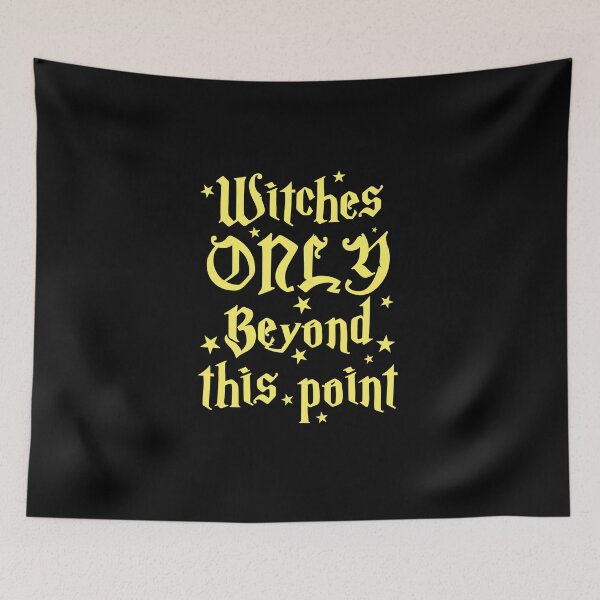 Item preview, Witches only beyond this point designed and sold by jazzydevil.