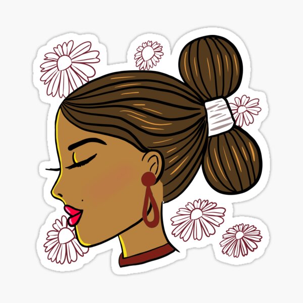 Coral Lady Sticker