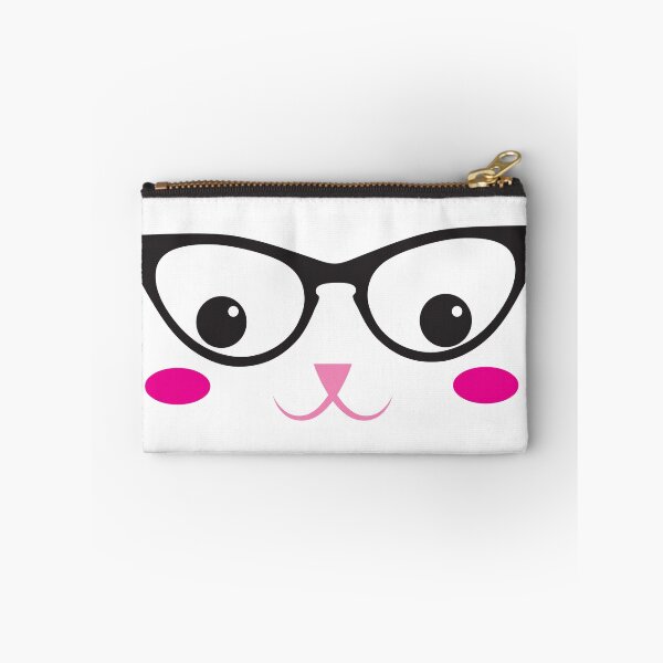 Item preview, Cute kitty in glasses designed and sold by jazzydevil.