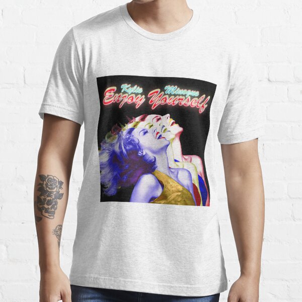 Kylie Minogue Enjoy Yourself Black Version T Shirt For Sale By Sugababes92 Redbubble 4076