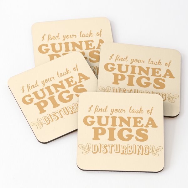Item preview, I find your lack of guinea pigs disturbing designed and sold by jazzydevil.