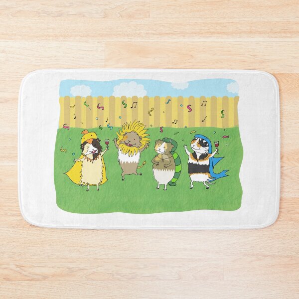 Item preview, Garden Party Guinea Pigs - Sid, Seb, Fin and Eli designed and sold by mondesign26.