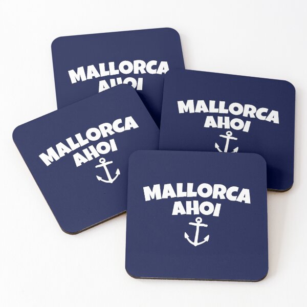 Item preview, Mallorca Ahoy Anchor Sail Design (White) designed and sold by theshirtshops.