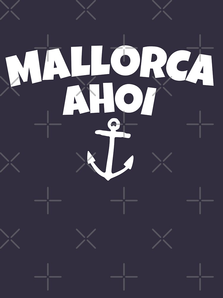 Mallorca Ahoi Anker Segel Design (Weiß) von theshirtshops