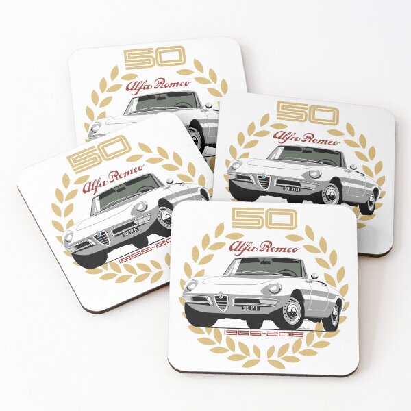 Item preview, Alfa Romeo Duetto Series 1 Spider white - personalised for Pip (alt) designed and sold by car2oonz.