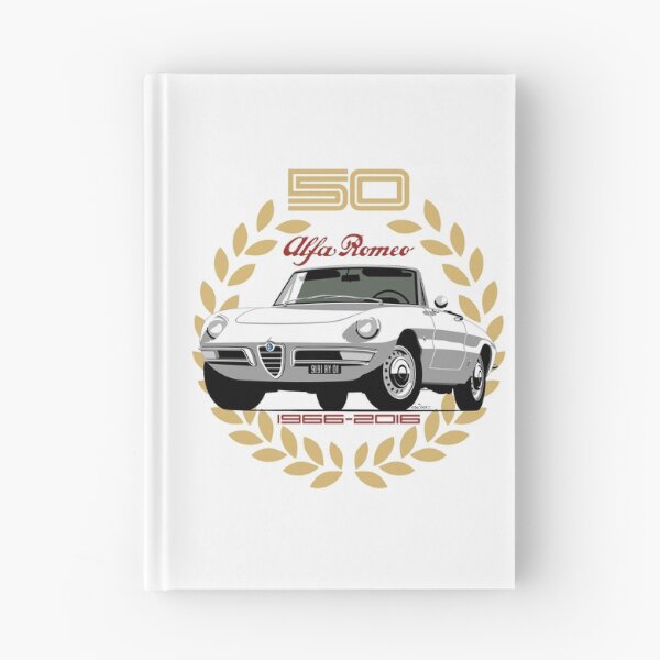 Artikelvorschau, Alfa Romeo Duetto Series 1 Spider weiß - personalisiert für Pip (alt) entworfen und verkauft von car2oonz.