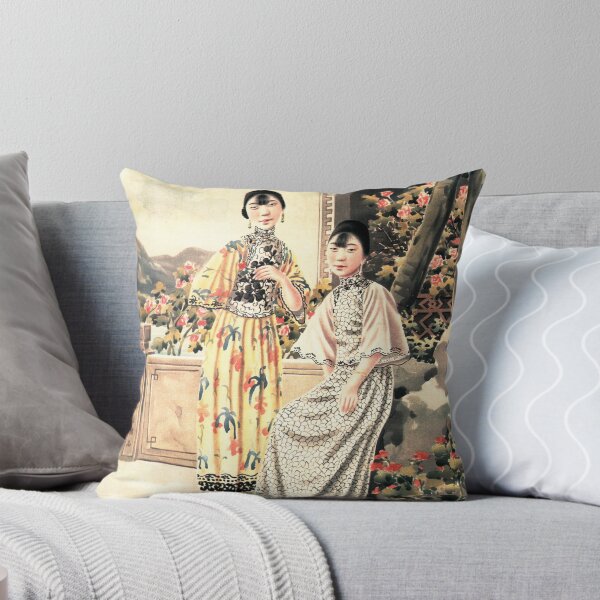 Item preview, Beautiful Ladies Portrait for DEJI TEA STORE Old Chinese Advertisement Art designed and sold by retroposters.