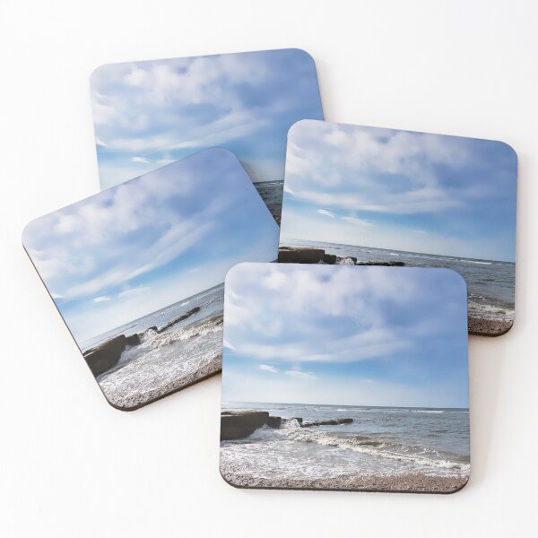 Item preview, Misty Morning At Church Beach - Lyme Regis designed and sold by Dorset Girl.