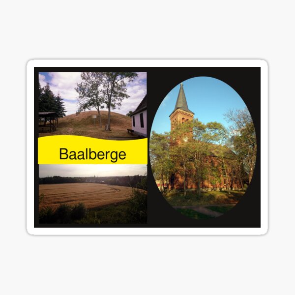 Postkarte Baalberge Sticker