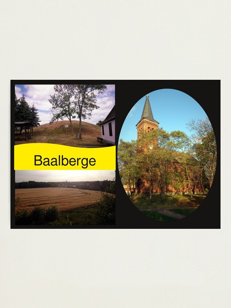 Alternative Ansicht von Postkarte Baalberge Fotodruck