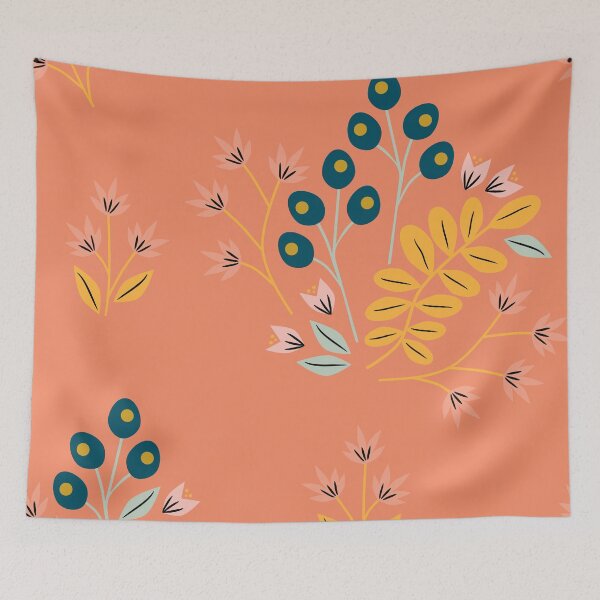 Item preview, Pink Florals designed and sold by inkblotcreative.