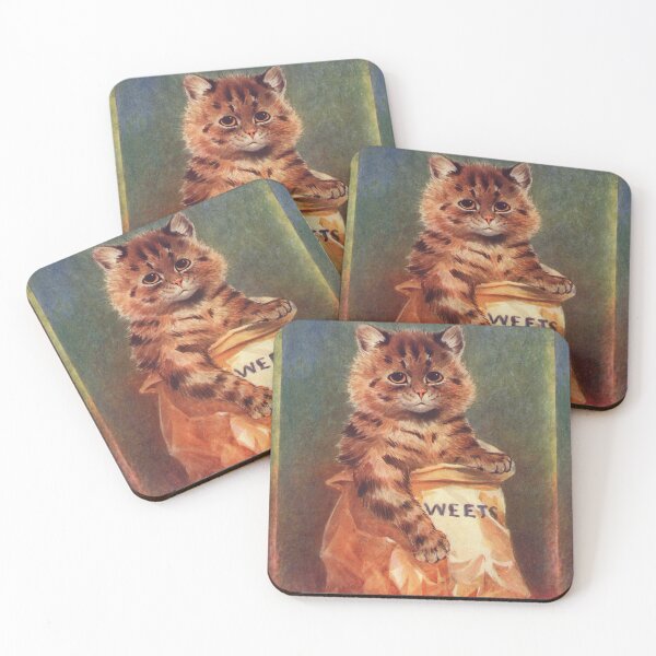 Item preview, Cat in a Sweet Sack by Louis Wain designed and sold by karwilberevivalcollection.
