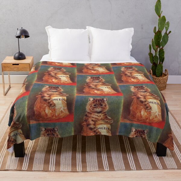 Item preview, Cat in a Sweet Sack by Louis Wain designed and sold by karwilberevivalcollection.