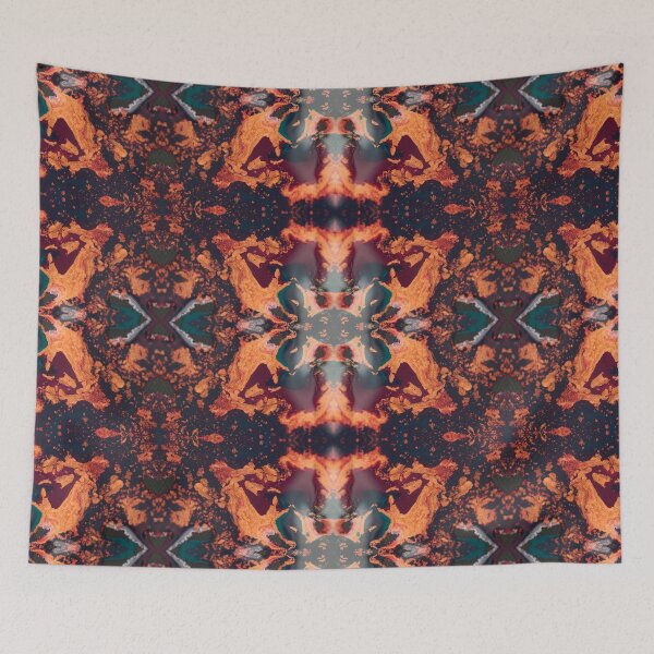Item preview, bronze, purple and blue ink bleed designed and sold by LeighsDesigns.