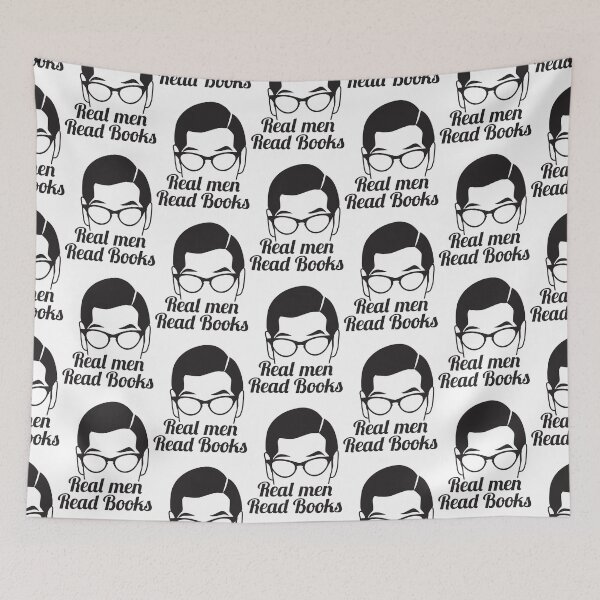 Item preview, Real Men Read Books (not just magazines and the paper and stuff) designed and sold by jazzydevil.