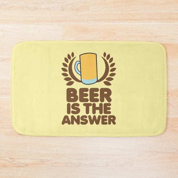 Item preview, Beer is the ANSWER! with a wreath and BEER JUG designed and sold by jazzydevil.