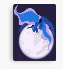 Life in Equestria Shimmers (Luna) Canvas Print