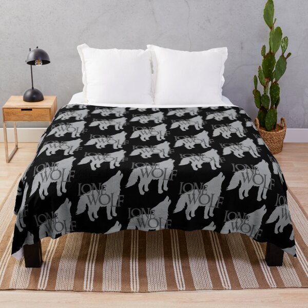 Item preview, Lone WOLF with wolf howling designed and sold by jazzydevil.