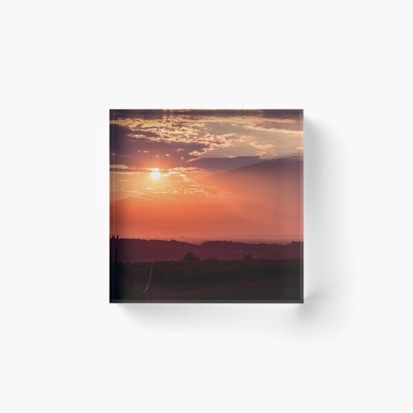 Item preview, Sunset in the vineyards of Rosazzo after the storm designed and sold by zakaz86.