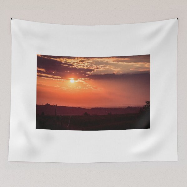 Item preview, Sunset in the vineyards of Rosazzo after the storm designed and sold by zakaz86.
