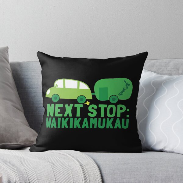 Item preview, NEXT STOP: Waikikamukau funny fake Kiwi New Zealand travel destination designed and sold by jazzydevil.
