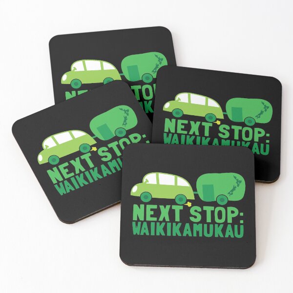Item preview, NEXT STOP: Waikikamukau funny fake Kiwi New Zealand travel destination designed and sold by jazzydevil.