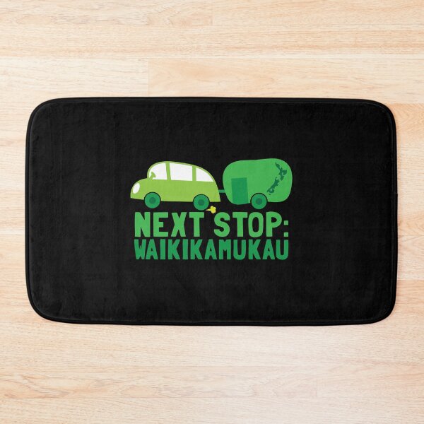 Item preview, NEXT STOP: Waikikamukau funny fake Kiwi New Zealand travel destination designed and sold by jazzydevil.