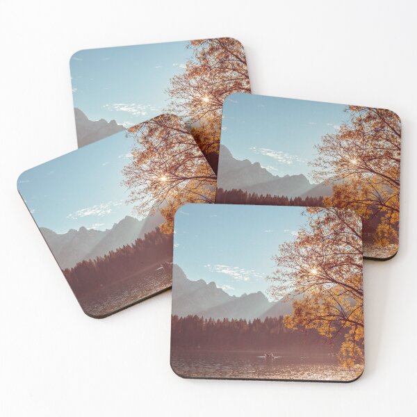 Item preview, Colorful autumn foliage at the alpine lake designed and sold by zakaz86.