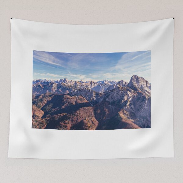Item preview, Sunny autumn day at the mount Tersadia in the italian alps designed and sold by zakaz86.