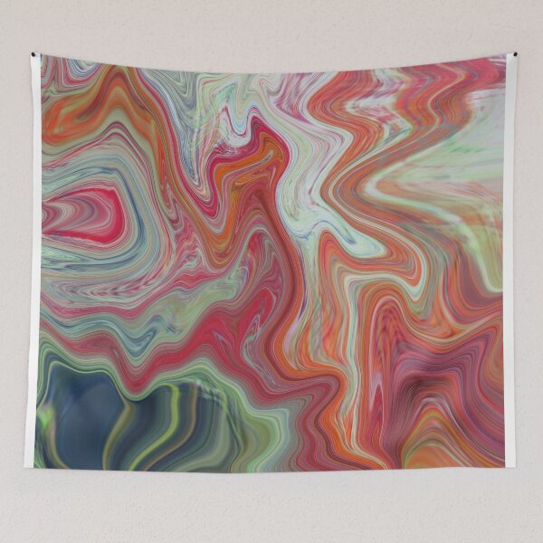 Item preview, Abstract Fluid Painting Marble Pattern Colorful designed and sold by Patricia Piotrak.