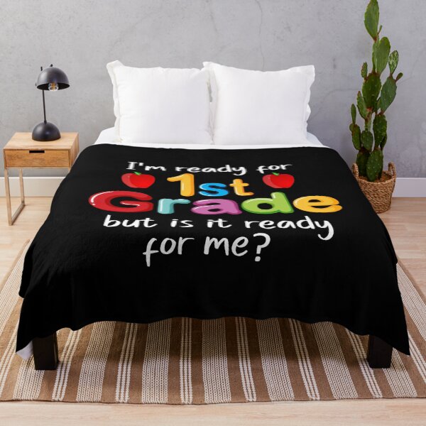 Item preview, Funny Back To School Student Gift - I'm Ready For 1st Grade But Is It Ready For Me? designed and sold by PremiumDesignz.