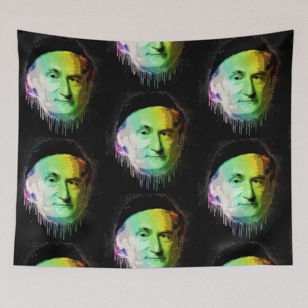 Item preview, Carl Friedrich Gauss Urban Grunge Painting Rainbow Spectrum designed and sold by whatyoulove.