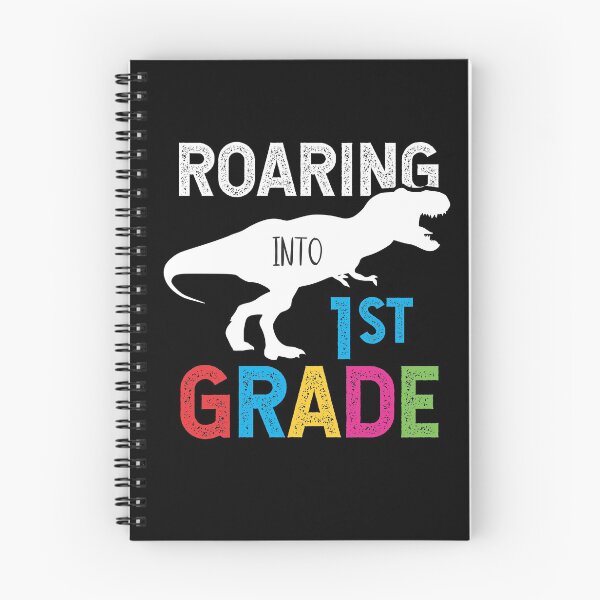 Item preview, Back To School T-Rex Dinosaur Student Gift - Roaring Into 1st Grade designed and sold by PremiumDesignz.