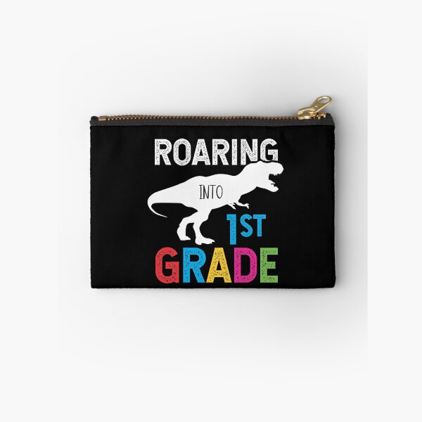 Item preview, Back To School T-Rex Dinosaur Student Gift - Roaring Into 1st Grade designed and sold by PremiumDesignz.