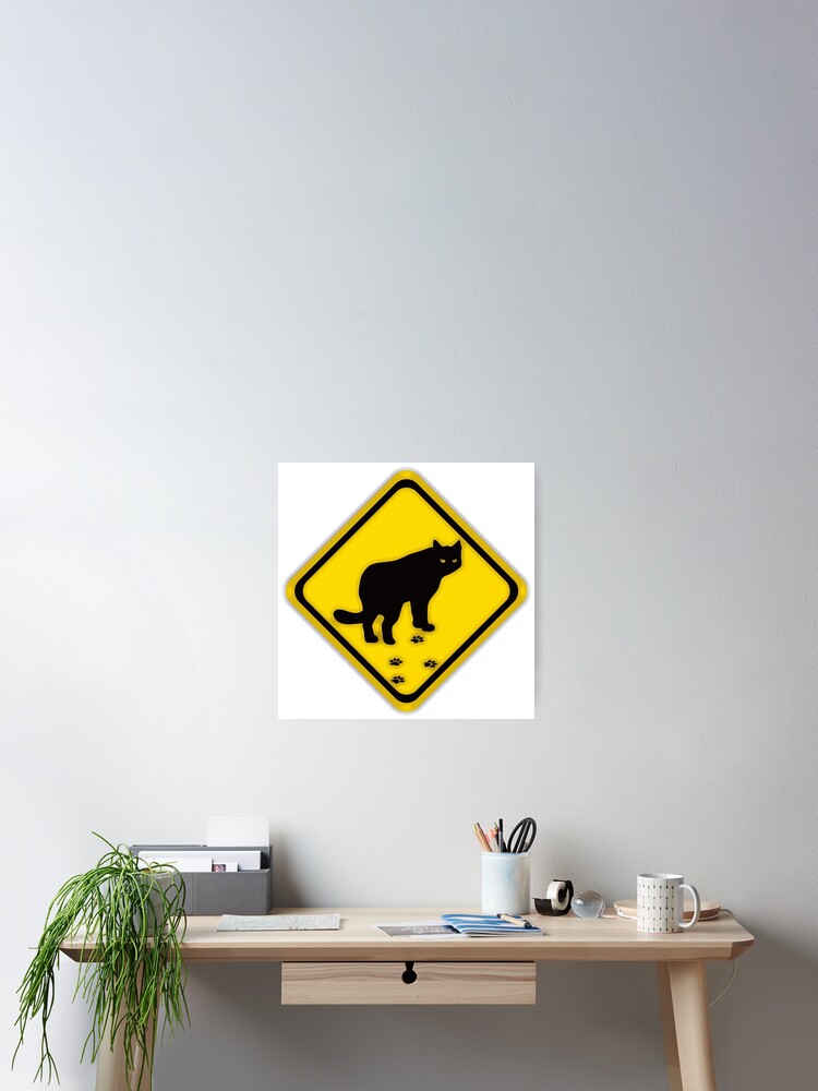 Thumbnail 2 of 3, Poster, Cat_Sign designed and sold by auraclover.