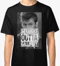 Straight Outta Gallifrey- TENNANT Classic T-Shirt