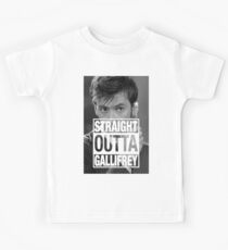 Straight Outta Gallifrey- TENNANT Kids Tee