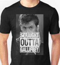 Straight Outta Gallifrey- TENNANT Unisex T-Shirt