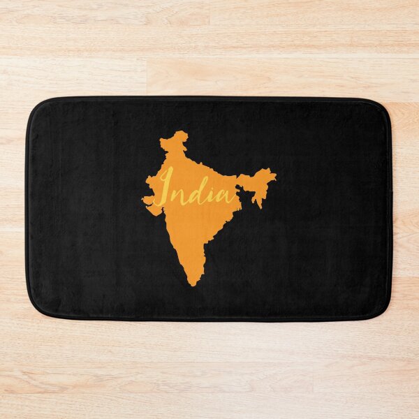 Item preview, India Country map with fancy type designed and sold by jazzydevil.