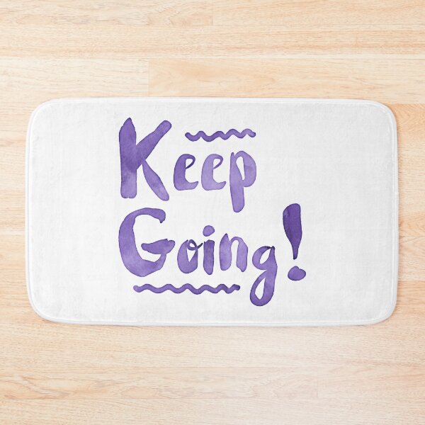 Item preview, Keep going! cool watercolour motivation designed and sold by jazzydevil.