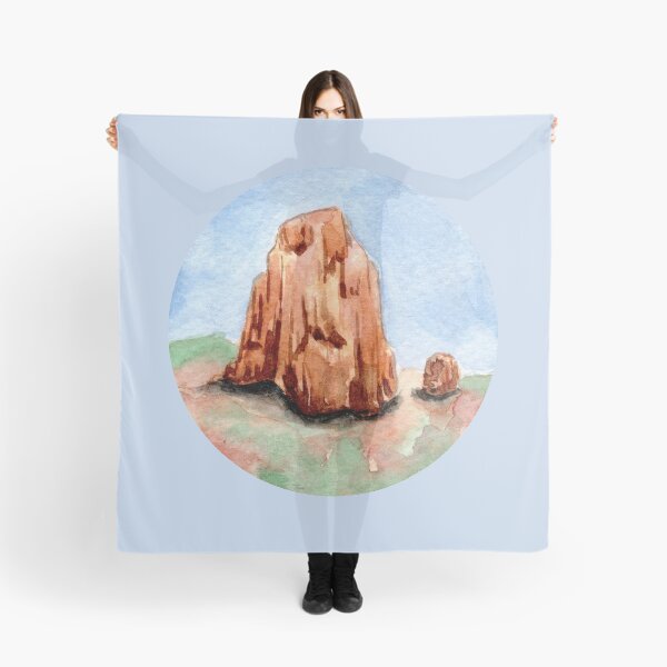 Item preview, Canyon - Round - Watercolour Painting designed and sold by Pattokarts.