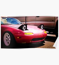 Slammed Miata Poster