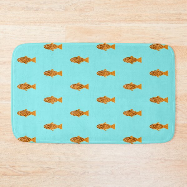 Item preview, Gold fish in aqua waters designed and sold by designInk.