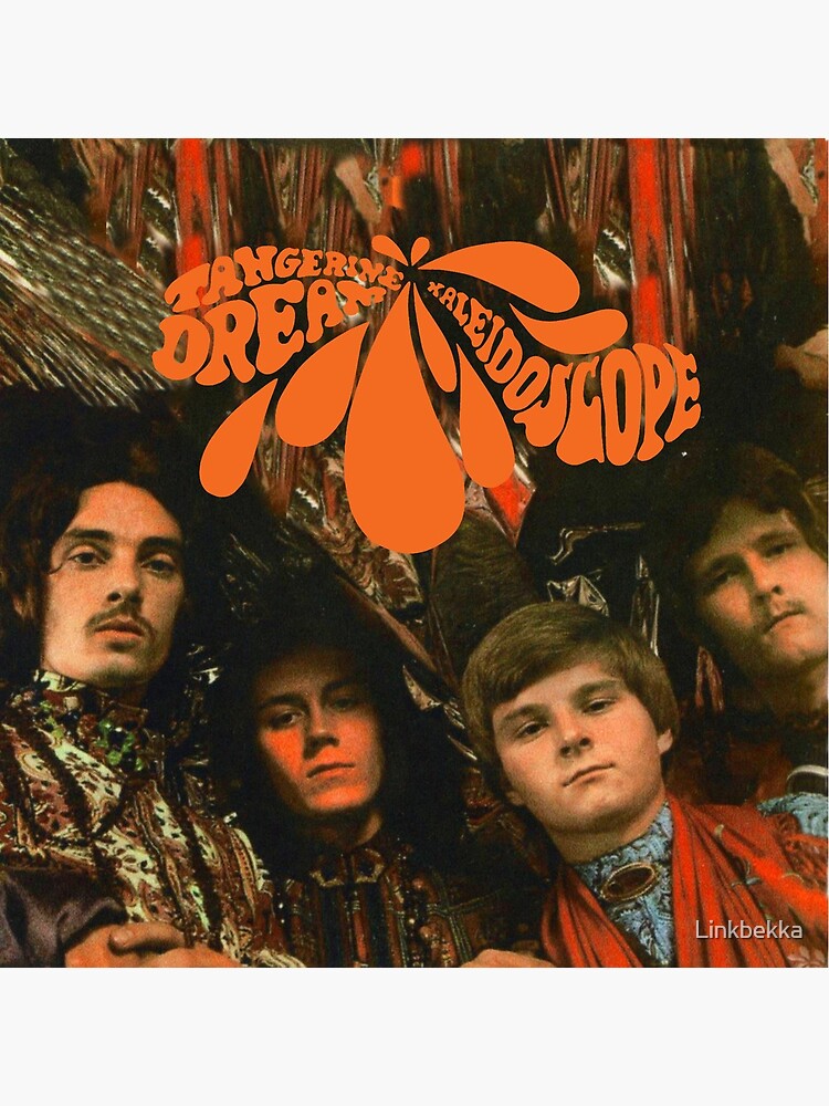 "Kaleidoscope UK Band Tangerine Dream Album Artwork Cover" Clock by