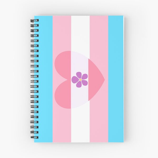 Item preview, transgender flag with sapphic heart designed and sold by Simplipride.